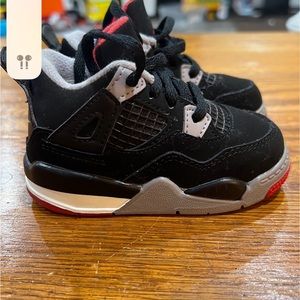Jordan 4 Bred toddler size 5c